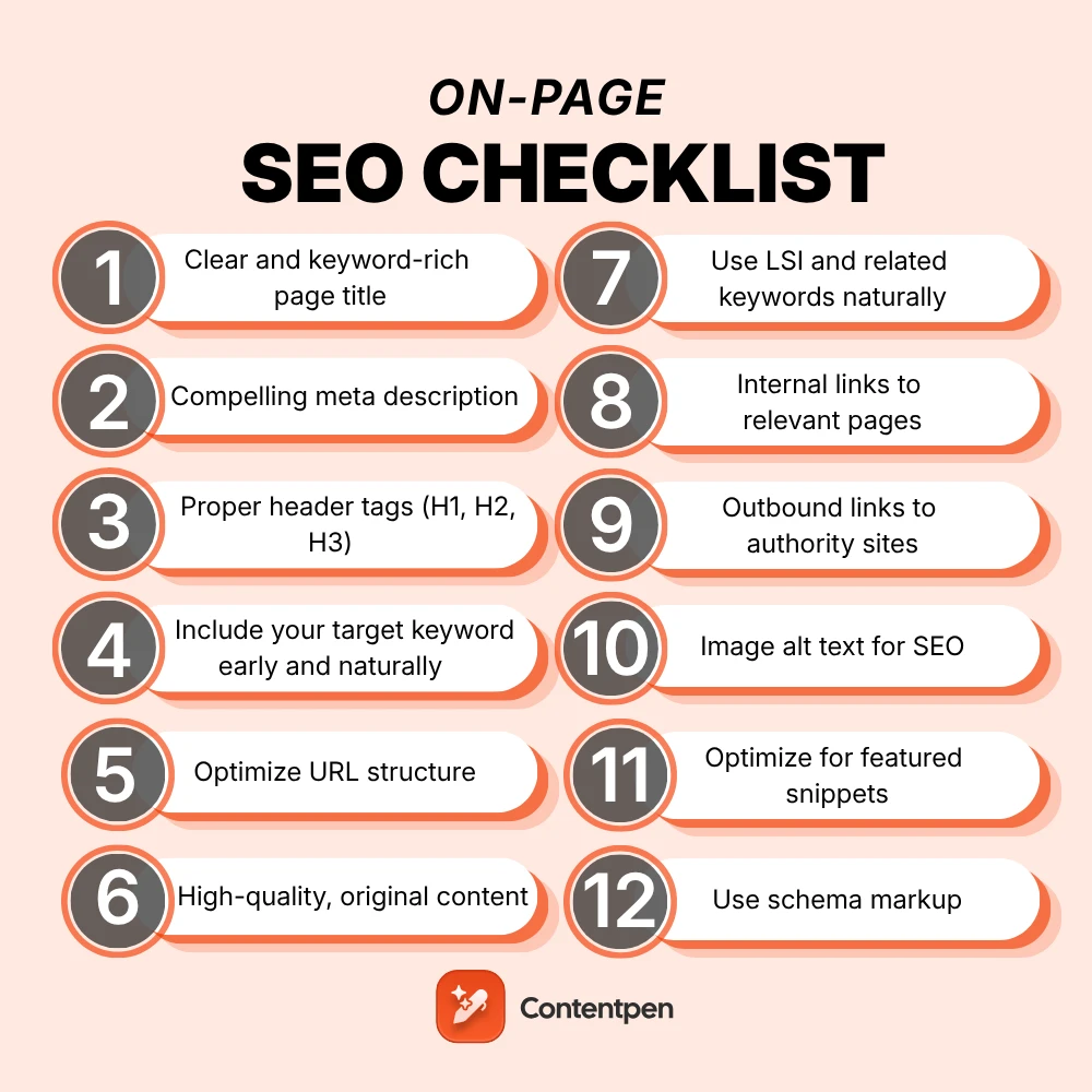 The ultimate 17-step on-page SEO checklist for 2026